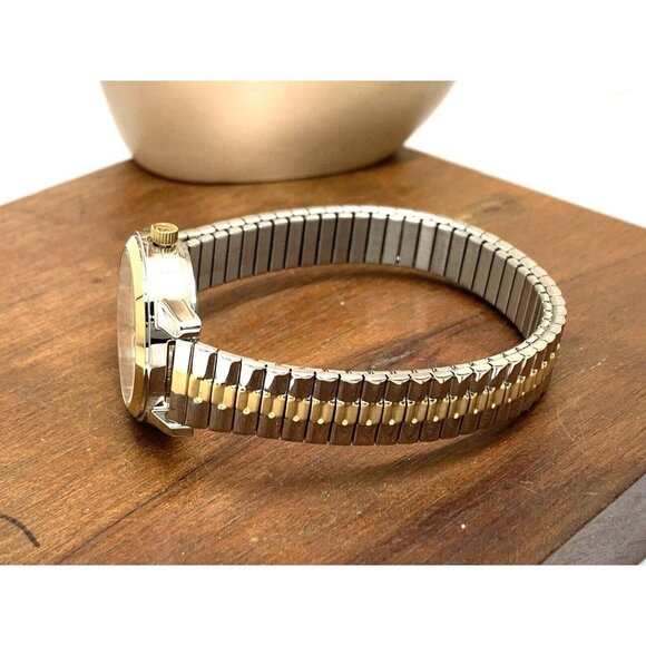 Timex Women's Watch T2N068 Quartz Indiglo White Dial Two Tone Stainless … - Picture 9 of 14